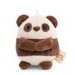 NICI NICI plyš MyMochi Panda Kono 8 cm v kostýmu popcorn s čokoládou,set dárkové bal.