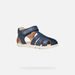 Tmavě modré chlapecké barefoot sandály Geox Sandal Steppieup B