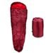 CAMP ACTIVE Spací pytel mumie červený 80 x 210 cm ED-250108