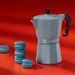 KELA Konvice na espresso kouřově modrá 19,0cm 9,0cm 300 ml KL-10560