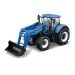 Bburago ASST 10cm Farm Tractor so zotrvačníkom a prednou lyžicou 4 druhy (12ks)