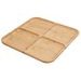 EXCELLENT HOUSEWARE Servírovací podnos dřevěný 30 x 30 cm KO-784610130