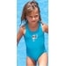 Dívčí jednodílné plavky 2548 tyrkysové