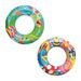 Nafukovací kruh Designer, 56cm – mix 2 druhy (ryby, včelka)
