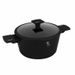 BERLINGERHAUS Kastrol s titanovým povrchem a poklicí 24 cm Matte Black Collection BH-8188
