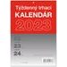 Nástěnný kalendár Trhací týždenný 2023 SK, A5 Baagl