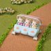 Sylvanian family Kočičí trojčata Floral s kočárkem