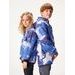 Unuo, Dětská softshellová bunda s fleecem Basic, Modrá, Variace