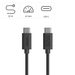 Hama USB-C 2.0 kabel, 1,2 m, Ecosential