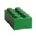 LEGO box na svačinu 100 x 200 x 75 mm - tmavě zelená