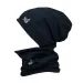 ESITO Zimní čepice spadená Černá