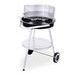 BBQ Zahradní gril na dřevěné uhlí chrom 47 x 75 cm KO-C83000450