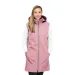 ESITO Dámská dlouhá softshellová vesta Shell pink - růžová