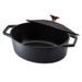 BERLINGERHAUS Pekáč s poklicí litinový 32 x 23 cm Black Rose Collection BH-6518