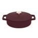 BERLINGERHAUS Pánev hluboká se smaltovaným povrchem a poklicí 26 cm litinová Leonardo Collection BH-6263