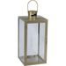PROGARDEN Lucerna kovová sada 2 ks 18 / 14 cm zelená KO-NB1251580