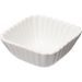 SIAKI Miska na pochutiny porcelán sada 6 ks čtverec reliéfní KO-798000250ctre