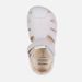 Bílé chlapecké barefoot sandály pro první kroky Geox Steppieup