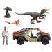JW SUPER AUTO S ŘIDIČEM A DINOSAUREM