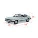Bburago 1:24 Plus Ford Capri 1982 light green