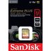 SanDisk Extreme PLUS 32 GB SDHC Memory Card 100 MB/s and 60 MB/s, UHS-I, Class 10, U3, V30