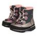 DDstep zimní boty F651-178CM stříbrná