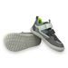 Dětská BAREFOOT celoroční obuv Protetika šedá se zelenými prvky