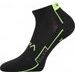 VoXX Nízké sportovní ponožky se stříbrem Kato - černé