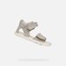 Béžové dívčí barefoot sandály Geox Sandal Steppieup