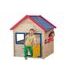 Zahradní domeček s barevným lemováním