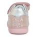 Dětské celoroční kožené boty DDstep - Květiny (Pink)