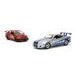Rychle a zběsile Twin Pack 2006 Mitsubishi Lancer Evo IX + Brianův 2002 Nissan Skyline GTR R34, 1:32 Wave 4/2