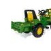 ROLLYTOYS Úložný box za traktor zelený