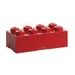 LEGO box na svačinu 100 x 200 x 75 mm - červená