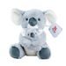 Panda, Koala, Tygr, Lední medvěď plyšový sedící 28 cm, 4 druhy