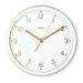 Hama Madeira, stolní hodiny, průměr 16 cm, tichý chod, bílé/zlaté