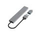 Hama USB hub, 4 porty, USB 3.2, 5 Gb/s, Ultra Slim, USB-C adaptér
