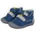 DDstep kožené boty dětské S015-803 modré