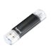 Hama USB flash disk Laeta Twin, USB 3.0, 16 GB, 40 MB/s, černý
