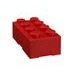 LEGO box na svačinu 100 x 200 x 75 mm - červená