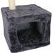 PET COMFORT Škrábadlo pro kočky s pelíškem dvoupatrové 68x30x30cm ED-211815