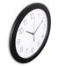 Hama Tenerife, nástěnné hodiny, řízené rádiovým signálem, průměr 35 cm, černé