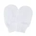 Dětské rukavice bavlněné jednobarevné bílé