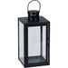 PROGARDEN Lucerna kovová sada 2 ks 18 / 14 cm černá KO-NB1251560