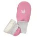 ESITO Zimní bezpalcové rukavice softshell s beránkem Antique pink - antique pink