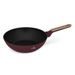 BERLINGERHAUS Pánev WOK s titanovým povrchem a poklicí 28 cm 28 cm Leonardo Nordic Collection BH-8296