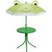 PROGARDEN Zahradní nábytek dětský set motiv žáby KO-FF1000110
