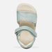 Tyrkysové dívčí barefoot sandály Geox Sandal Steppieup