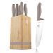 BERLINGERHAUS Sada nožů se stojanem BAMBOO 6 ks Taupe Collection BH-2974