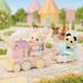 Sylvanian family Letadlo, vláček a baby figurky v zábavném parku